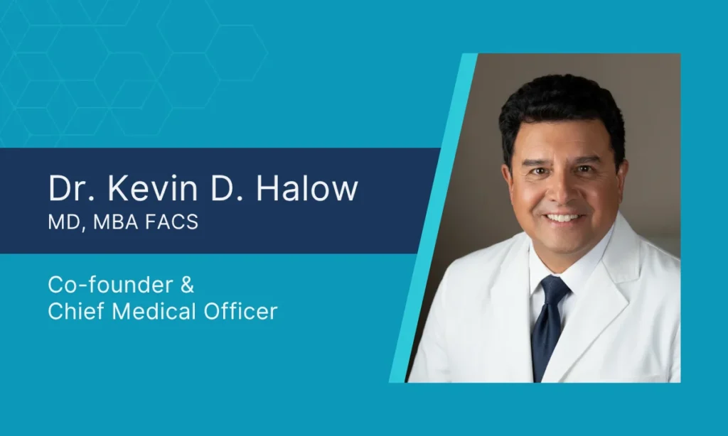 Dr. Kevin D. Halow, Co-founder & Chief Medical Officer, representing leadership in healthcare innovation and unified communication solutions.