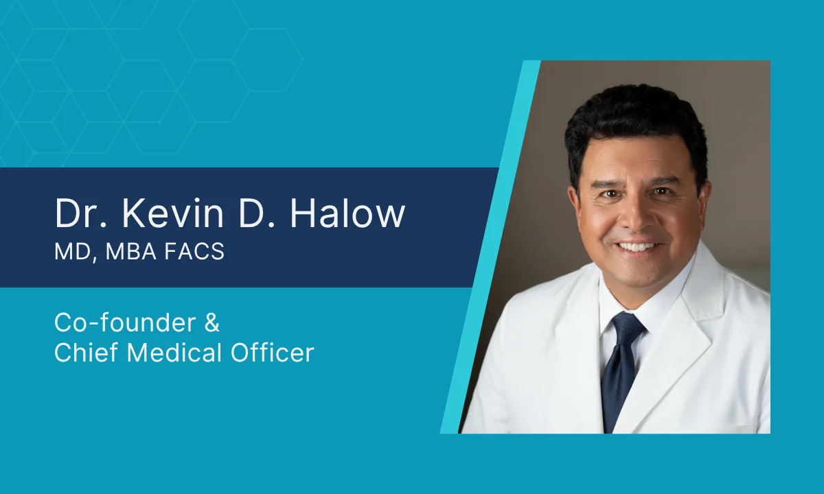 Dr. Kevin D. Halow, Co-founder & Chief Medical Officer, representing leadership in healthcare innovation and unified communication solutions.