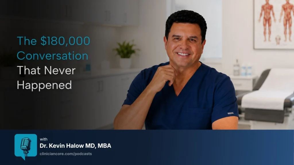 The $180,000 Conversation That Never Happened 3 billing CPT code physician reviewing HCC documentation on smartphone, ClinicianCore